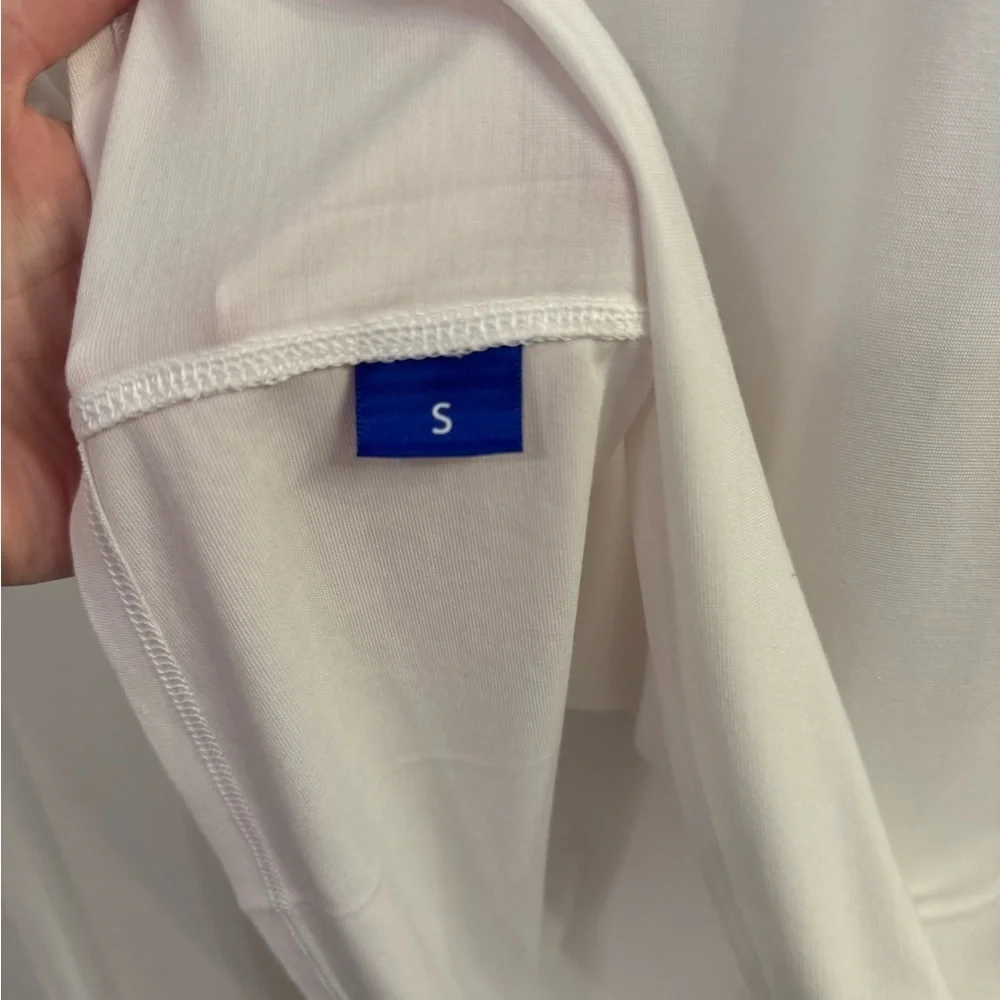 Kit and Ace Tech Henley Short Sleeve White Small